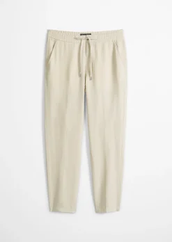 Leinenhose Model Morot Jogger mit elastischem Bund