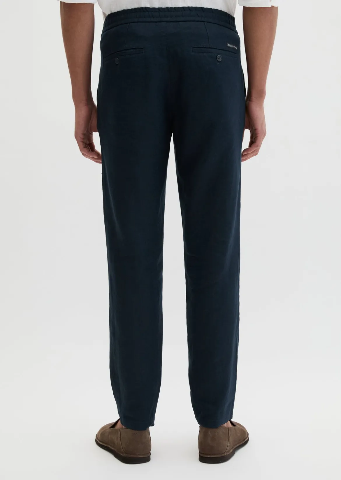 Leinenhose Model Morot Jogger mit elastischem Bund