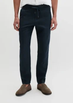 Leinenhose Model Morot Jogger mit elastischem Bund