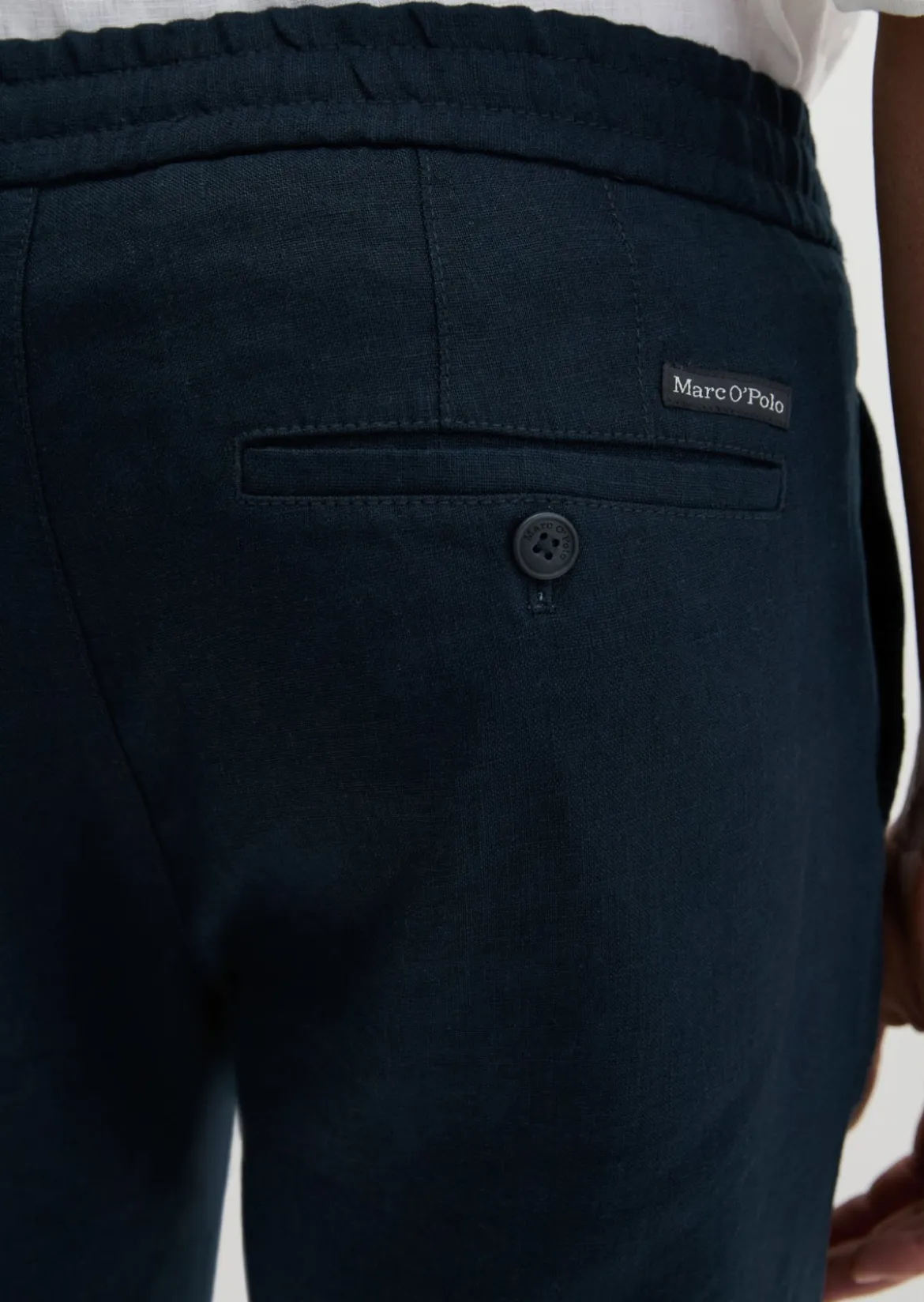 Leinenhose Model Morot Jogger mit elastischem Bund