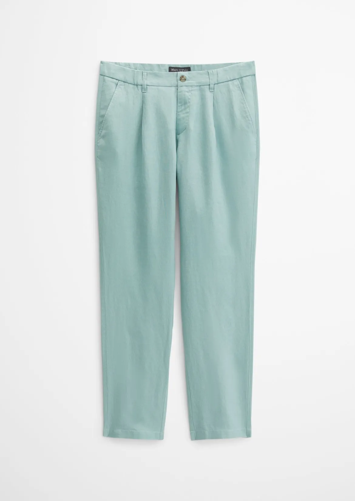 Leinenhose Model Osby Jogger pleats mit elastischem Bund