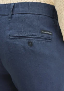 Leinenhose Model Osby Jogger pleats mit elastischem Bund