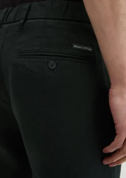 Leinenhose Model Osby Jogger pleats mit elastischem Bund