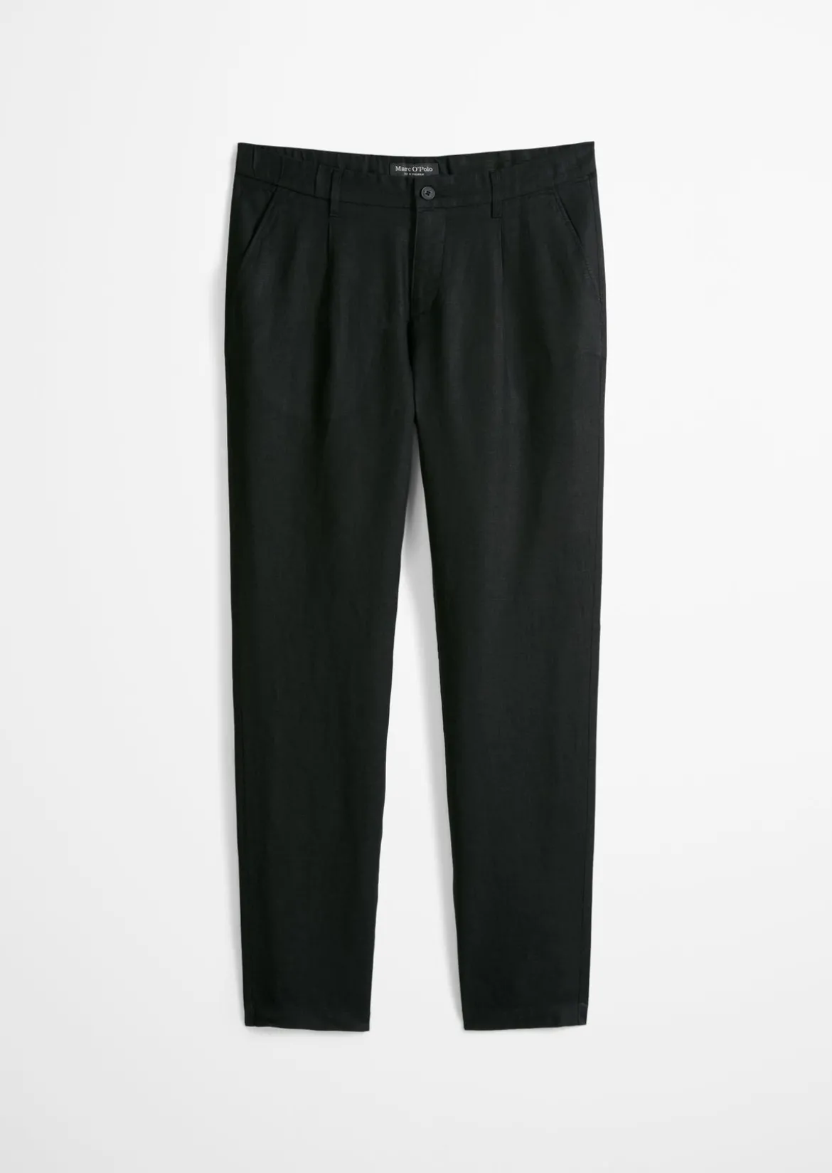 Leinenhose Model Osby Jogger pleats mit elastischem Bund