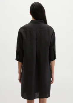 Leinenkleid loose mit nahtfeinem Reißverschluss