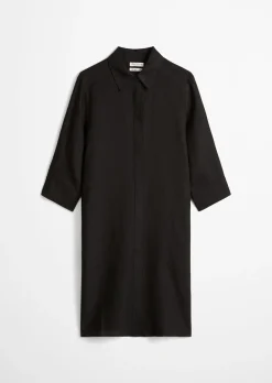 Leinenkleid loose mit nahtfeinem Reißverschluss