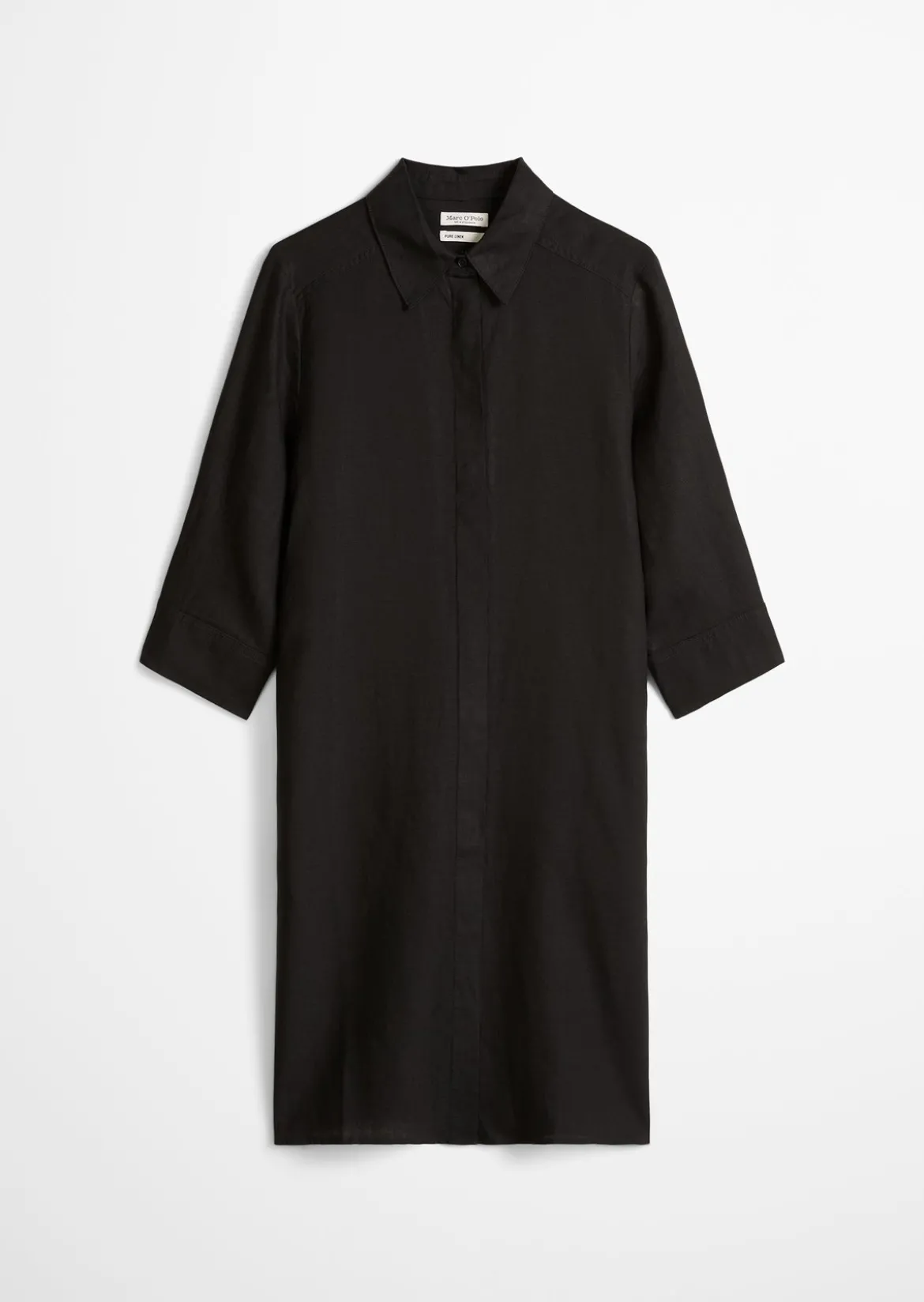 Leinenkleid loose mit nahtfeinem Reißverschluss