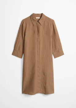 Leinenkleid loose mit nahtfeinem Reißverschluss