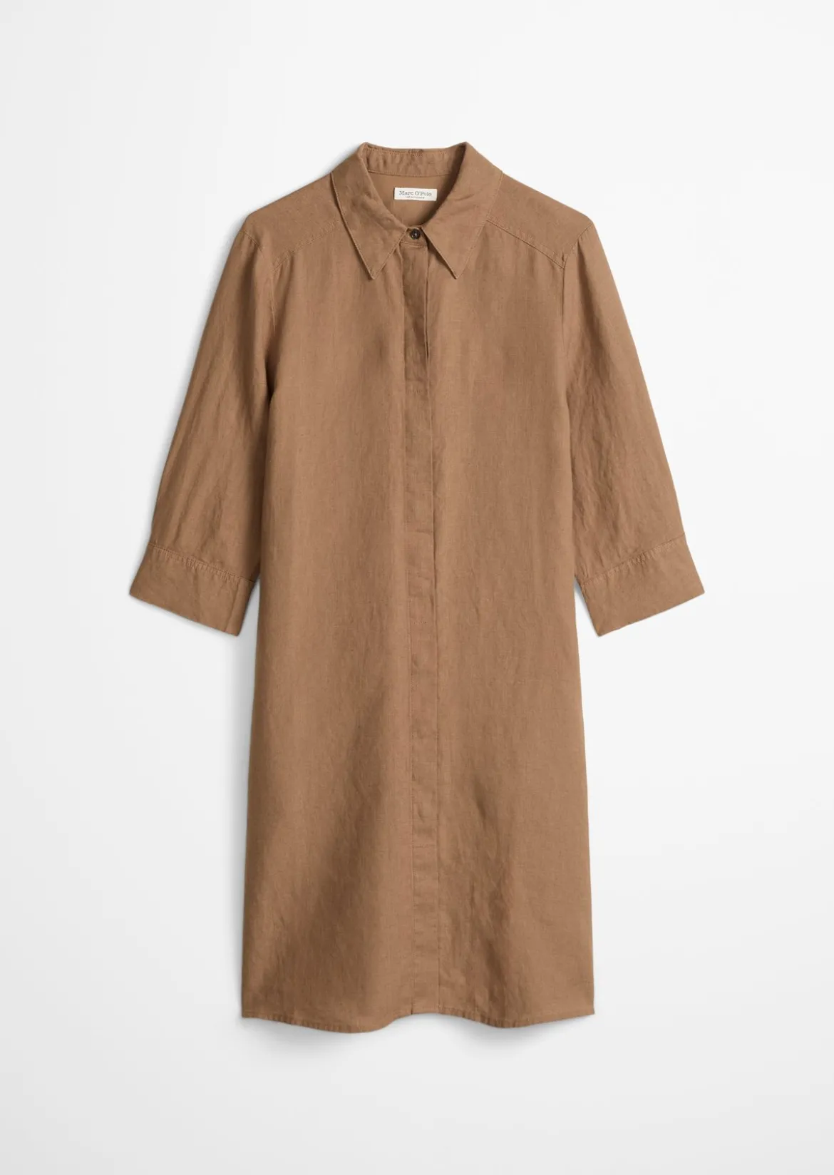 Leinenkleid loose mit nahtfeinem Reißverschluss
