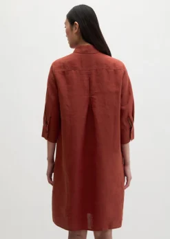 Leinenkleid loose mit nahtfeinem Reißverschluss