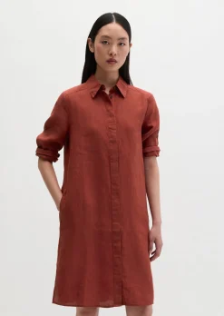 Leinenkleid loose mit nahtfeinem Reißverschluss