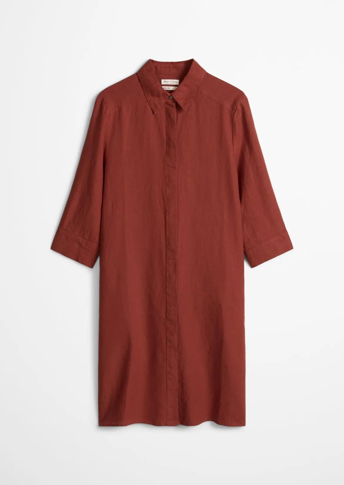 Leinenkleid loose mit nahtfeinem Reißverschluss