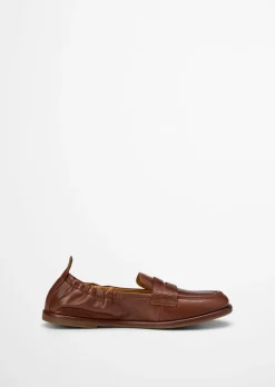 Loafer Model Alva mit elastischer Fersenkante