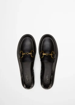 Loafer Model Alva mit elastischer Fersenkante