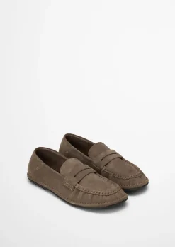 Loafer Model Alvette aus weichem Veloursleder