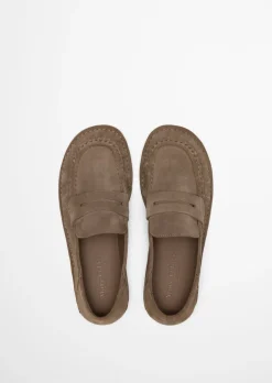 Loafer Model Alvette aus weichem Veloursleder