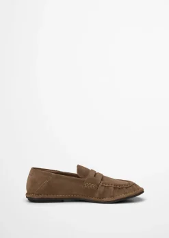 Loafer Model Alvette aus weichem Veloursleder