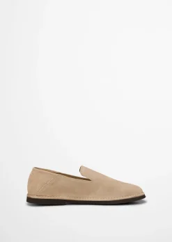 Loafer Model Arvid aus weichem Veloursleder
