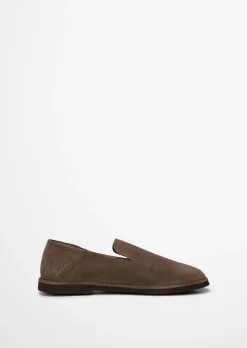 Loafer Model Arvid aus weichem Veloursleder
