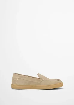 Loafer Model Kara aus geöltem Veloursleder