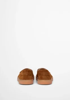 Loafer Model Kara aus geöltem Veloursleder