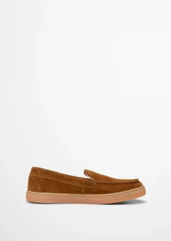 Loafer Model Kara aus geöltem Veloursleder