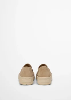 Loafer Model Pia aus weichem Veloursleder