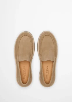 Loafer Model Pia aus weichem Veloursleder