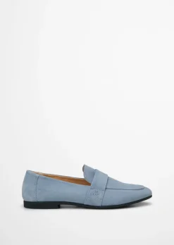 Loafer Model Safina aus weichem Velours-Rindleder