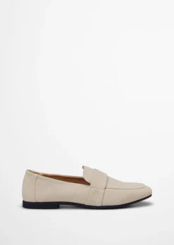 Loafer Model Safina aus weichem Velours-Rindleder
