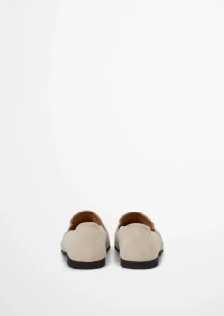 Loafer Model Safina aus weichem Velours-Rindleder