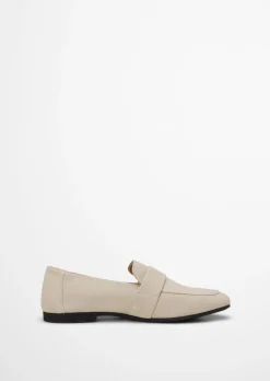 Loafer Model Safina aus weichem Velours-Rindleder