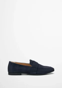 Loafer Model Safina aus weichem Velours-Rindleder