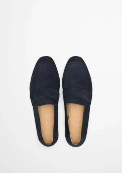 Loafer Model Safina aus weichem Velours-Rindleder
