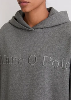 Logo-Hoodie-Kleid relaxed aus reiner Bio-Baumwolle