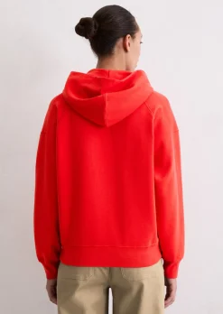 Logo-Kapuzensweatshirt relaxed aus Organic Cotton