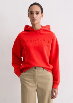 Logo-Kapuzensweatshirt relaxed aus Organic Cotton