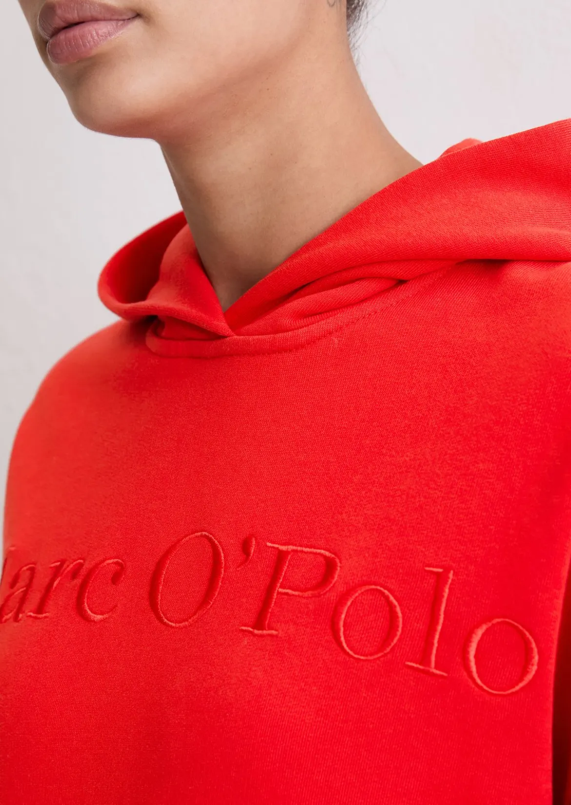 Logo-Kapuzensweatshirt relaxed aus Organic Cotton