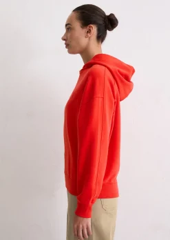 Logo-Kapuzensweatshirt relaxed aus Organic Cotton