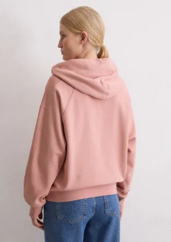 Logo-Kapuzensweatshirt relaxed aus Organic Cotton