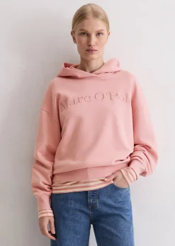 Logo-Kapuzensweatshirt relaxed aus Organic Cotton