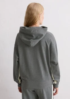 Logo-Kapuzensweatshirt relaxed aus Organic Cotton