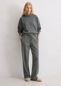 Logo-Kapuzensweatshirt relaxed aus Organic Cotton