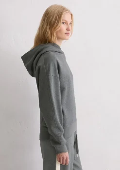 Logo-Kapuzensweatshirt relaxed aus Organic Cotton