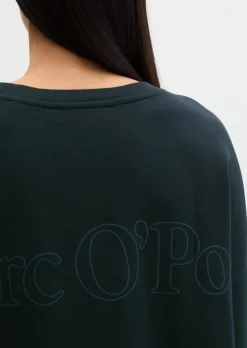 Logo-Sweatshirt loose aus Organic Cotton