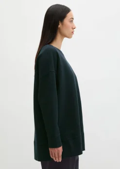 Logo-Sweatshirt loose aus Organic Cotton