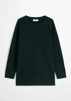 Logo-Sweatshirt loose aus Organic Cotton
