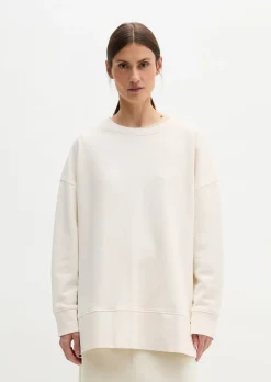Logo-Sweatshirt loose aus Organic Cotton