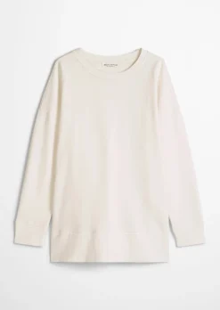 Logo-Sweatshirt loose aus Organic Cotton