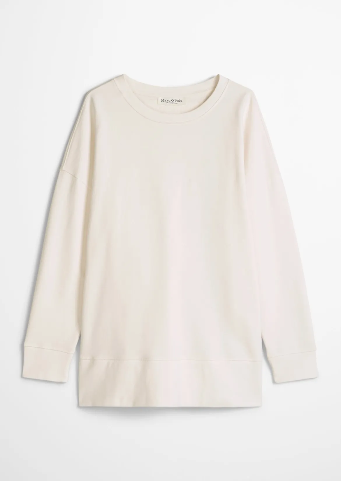 Logo-Sweatshirt loose aus Organic Cotton
